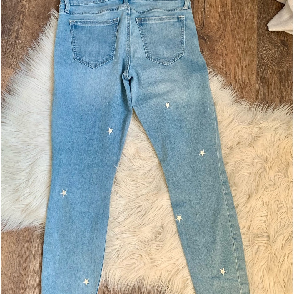 Gap Denim Legging Jeans With Embroidered Stars - Picture 5 of 10